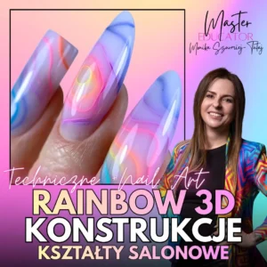 Rainbow 3D Nails